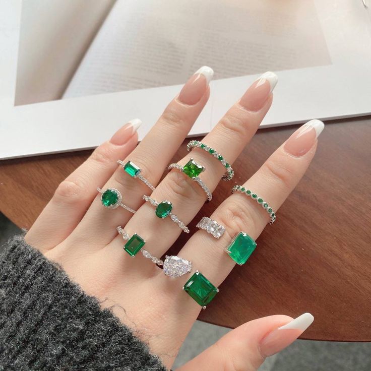 Emerald Royale Ring Collection – Zavyra Jewels