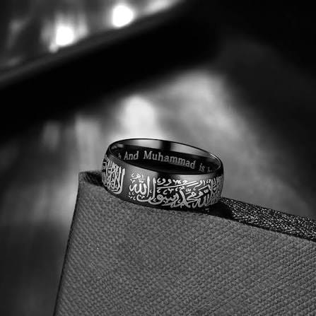 Kalma Tayyaba Engraved Ring - Zavyra Jewels