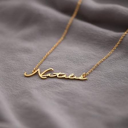 Signature Name Necklace - Zavyra Jewels (3)
