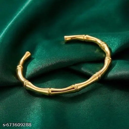 Bamboo Cuff Bracelet - Zavyra Jewels (11)