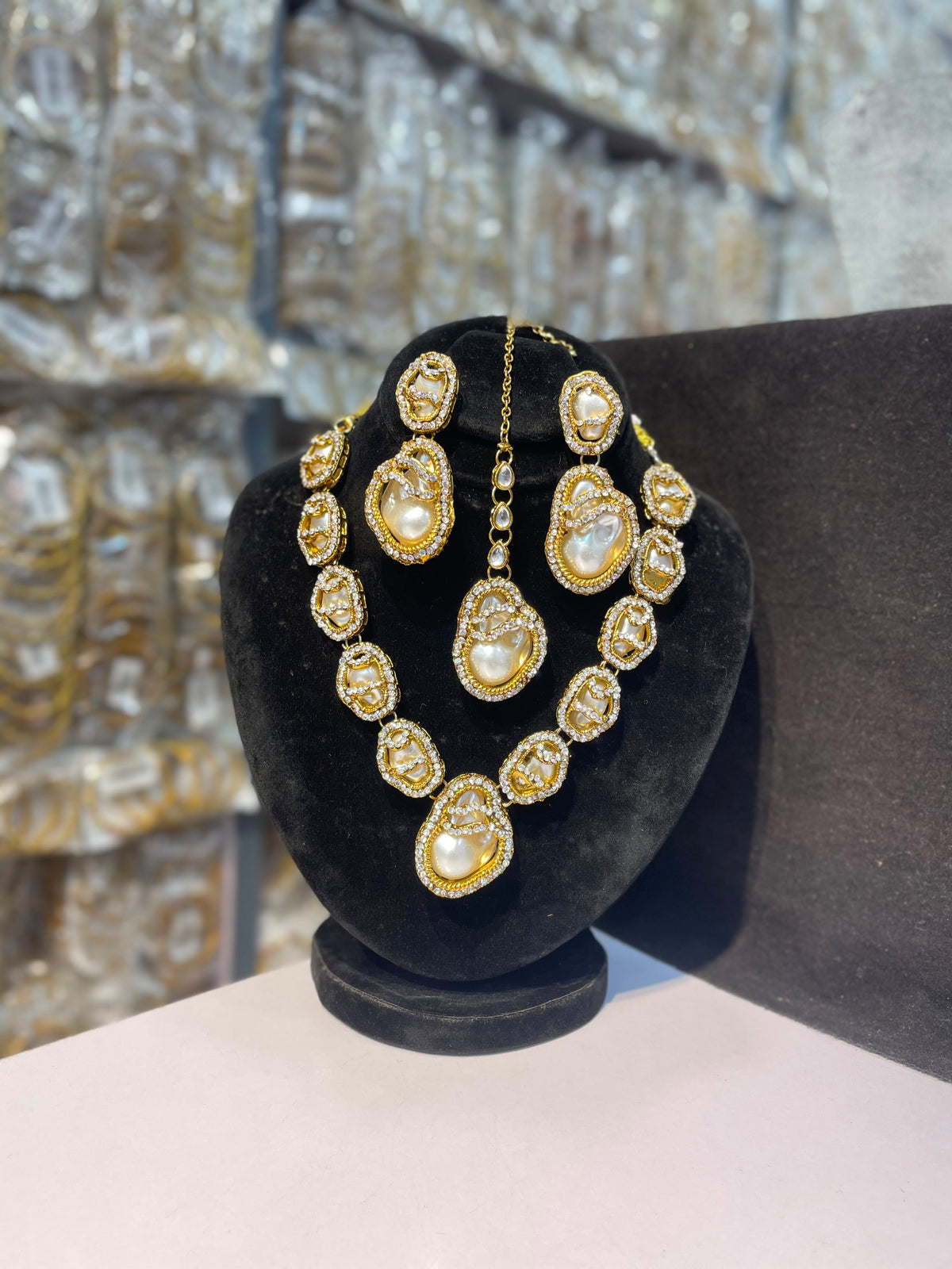 Turkish Pearl Jewelry Set - Zavyra Jewels