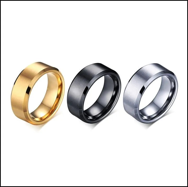 Classic Luxe Stainless Steel Ring - Zavyra Jewels