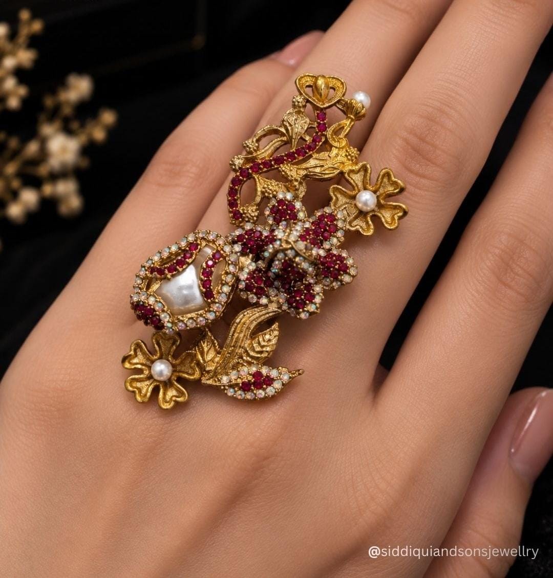 Turkish Style Heritage Ring - Zavyra Jewels