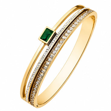 Emerald Luxe Diamond Bangles