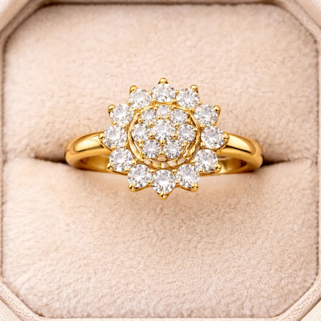 Royal Bloom Diamond Ring - Zavyra Jewels