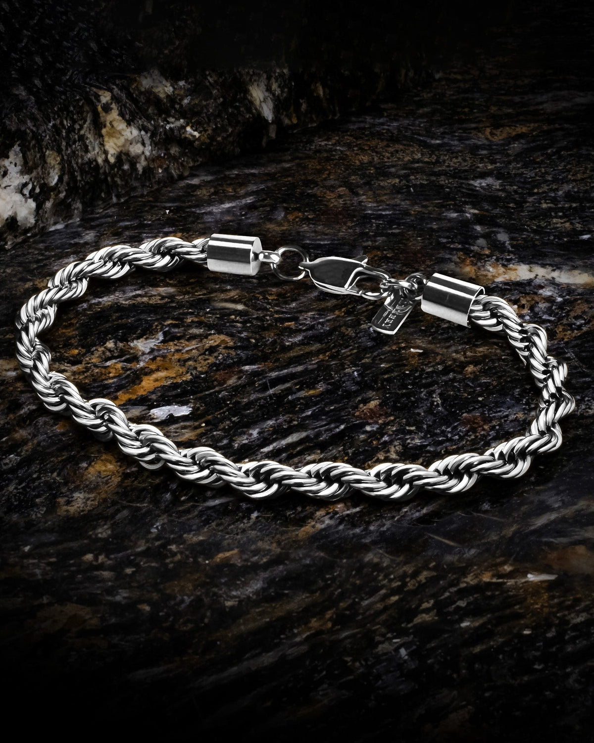 Silver Rope Bracelet - Zavyra Jewels