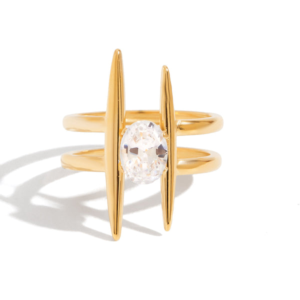Stackable Stainless Steel Ring - Zavyra Jewels