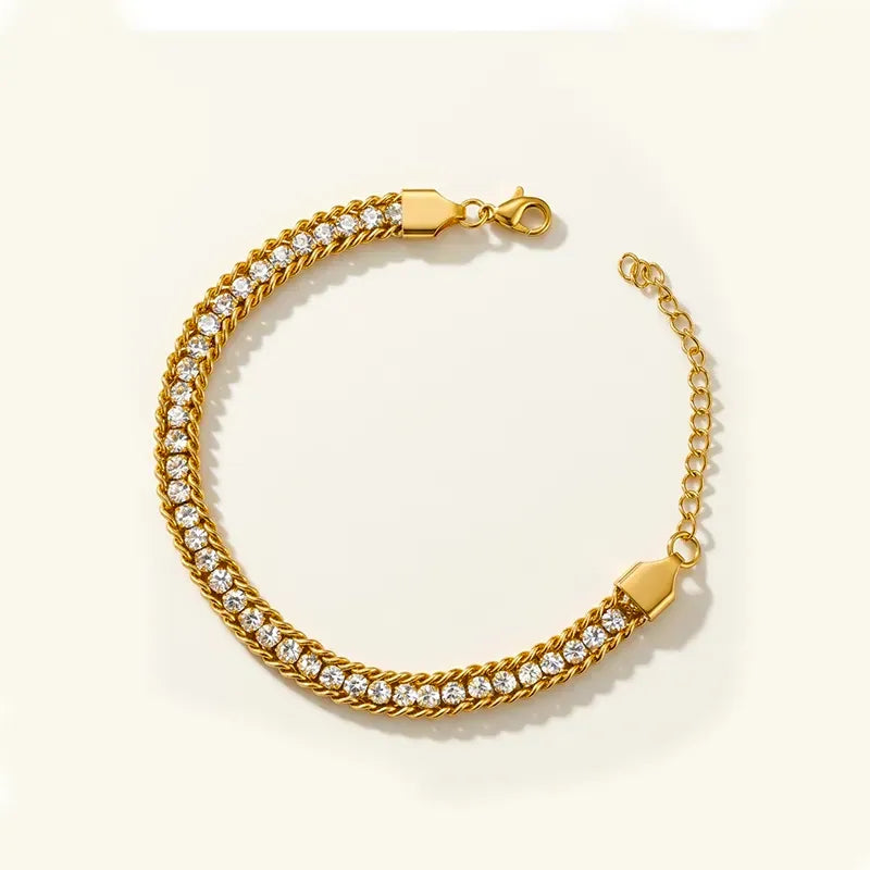 Rhinestone Bracelet - Zavyra Jewels